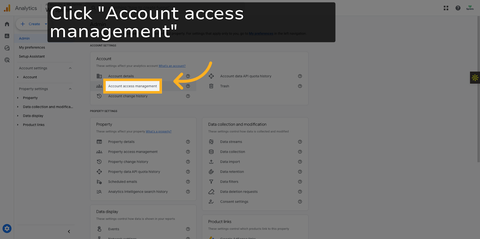 Click Account Access Management