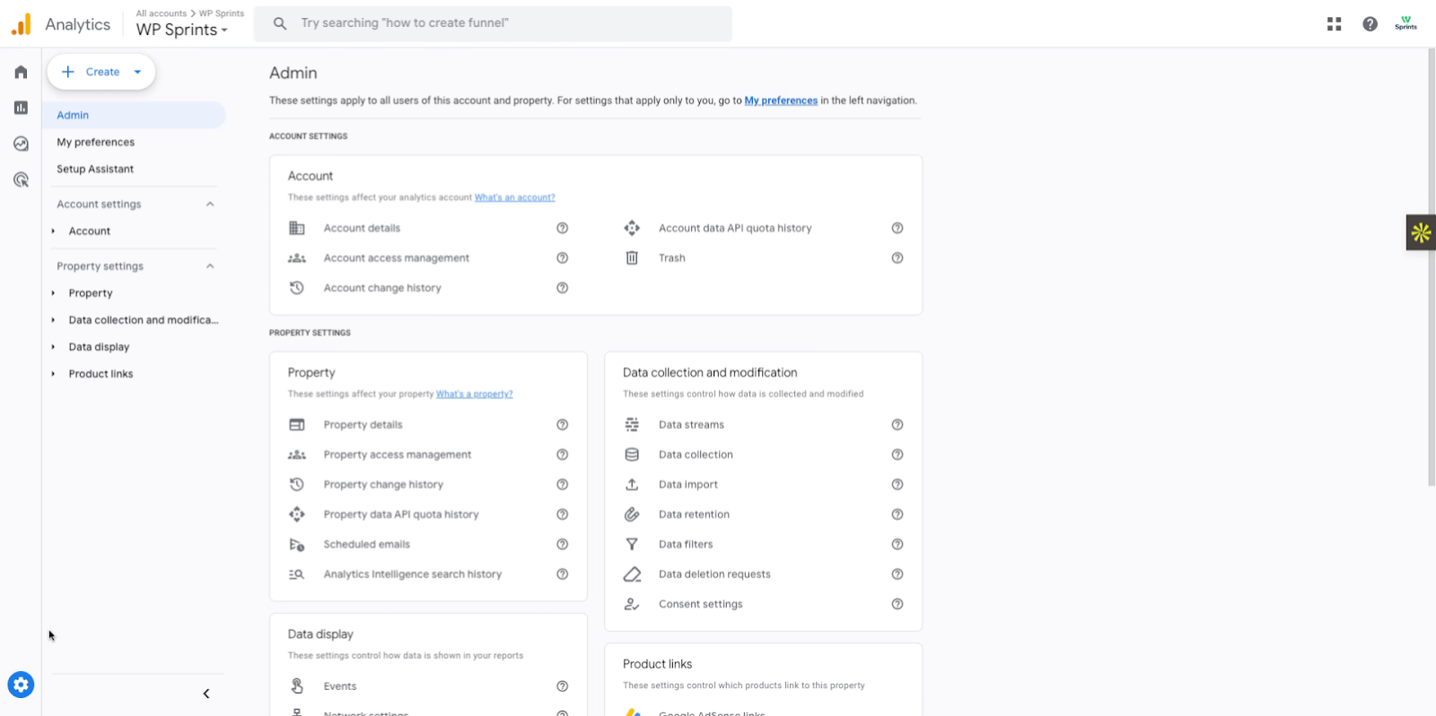 Access Admin Settings